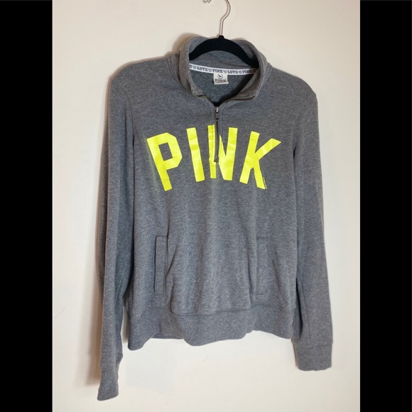 PINK Victoria's Secret Tops - Victorias Secret PINK Quarter Zip